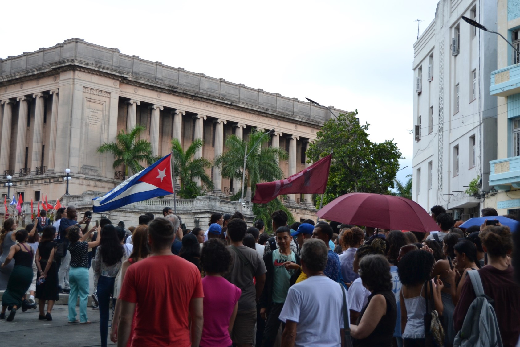 Jóvenes de Cuba recordaron el ingreso de Fidel a la Universidad de La Habana en la carrera de Derecho. Fotos: Sheila Moten / Cubahora