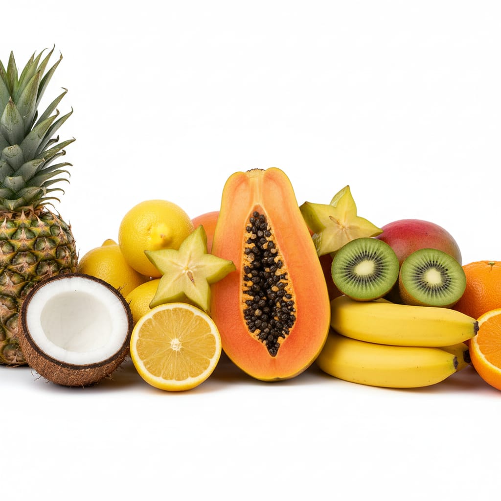 Frutos cubanos variados