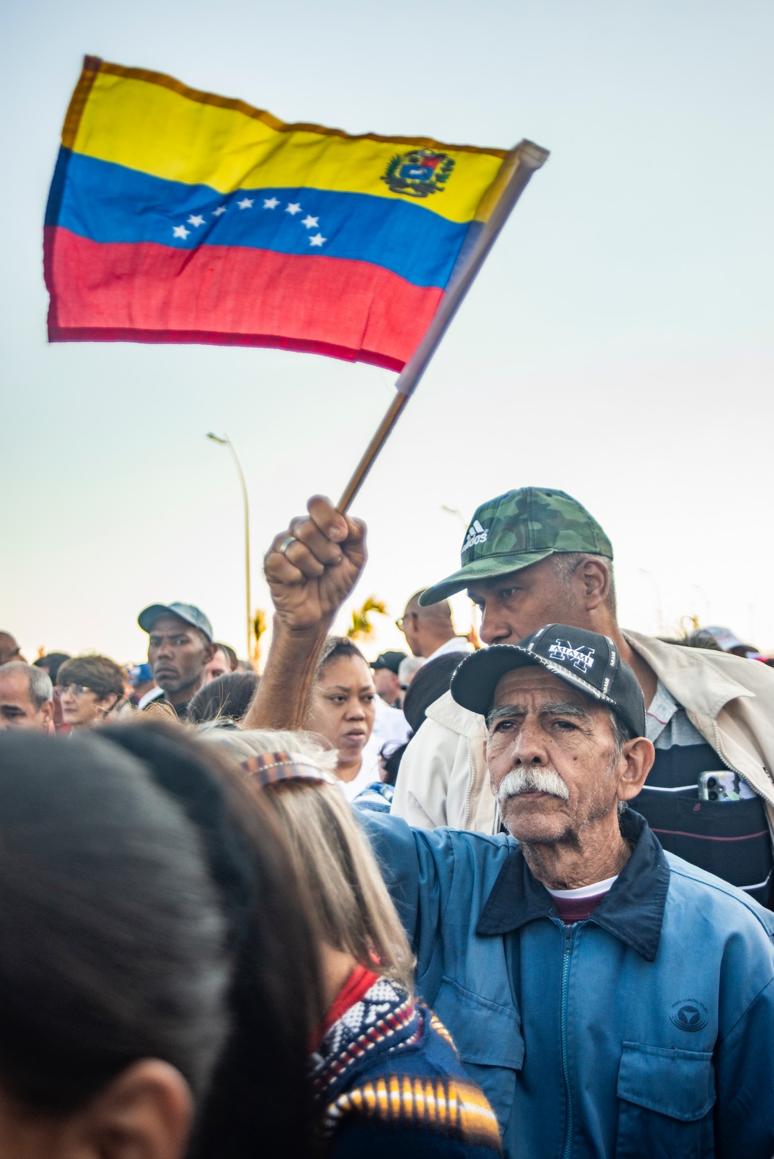 Concentración en la Tribuna Antimperialista, La Habana, en respaldo a Venezuela.