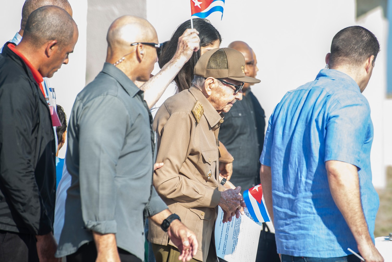 Desfile por el primero de mayo en La Habana