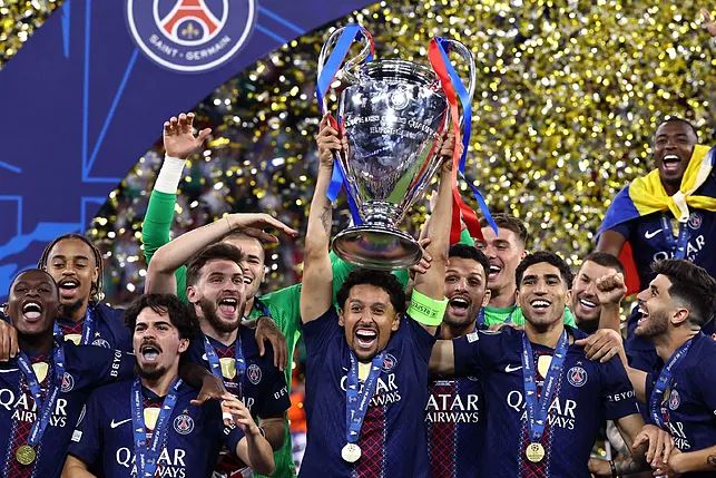 El PSG celebra su título