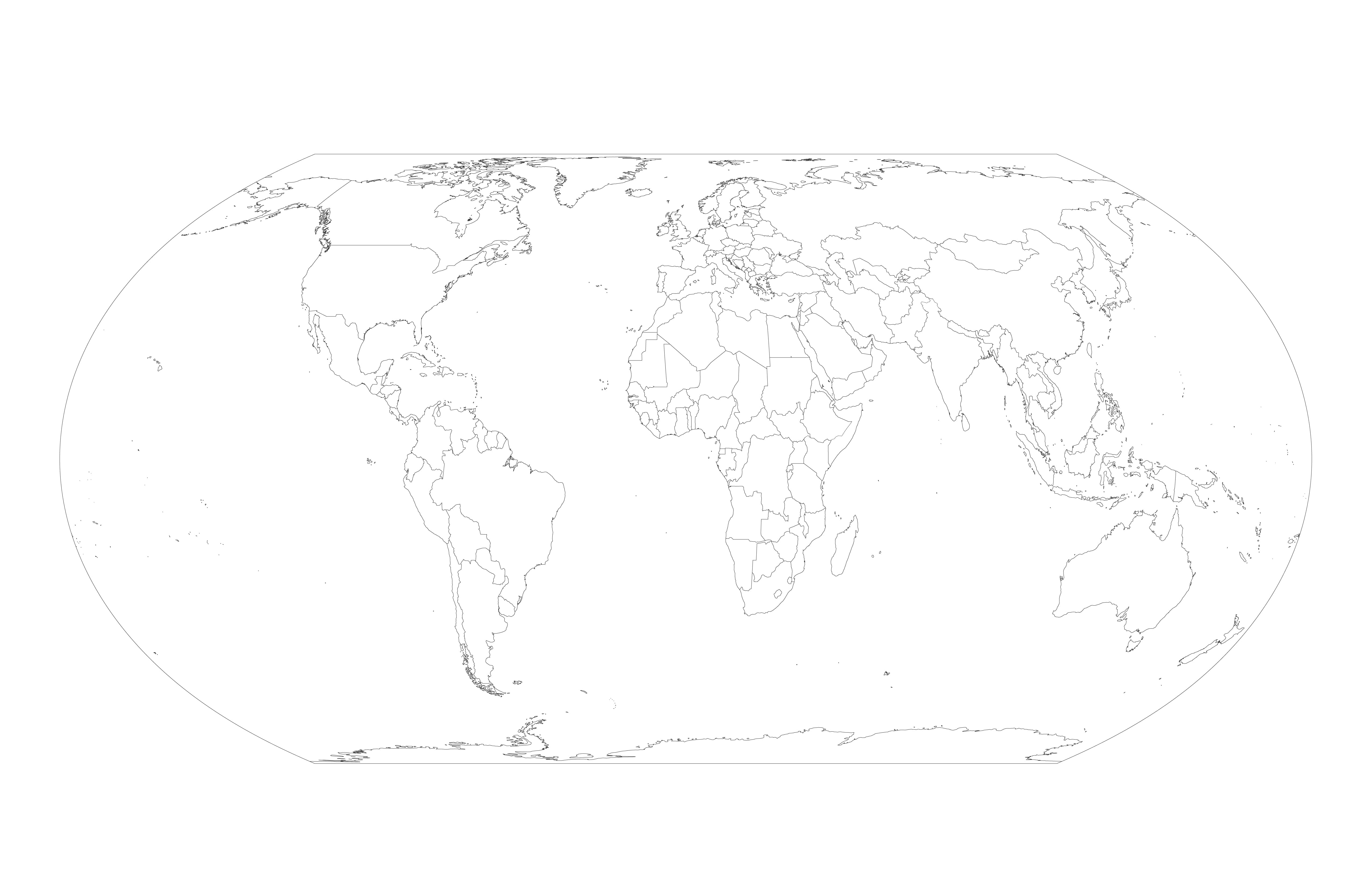 Mapa Equal Earth Mapa Equal Earth
